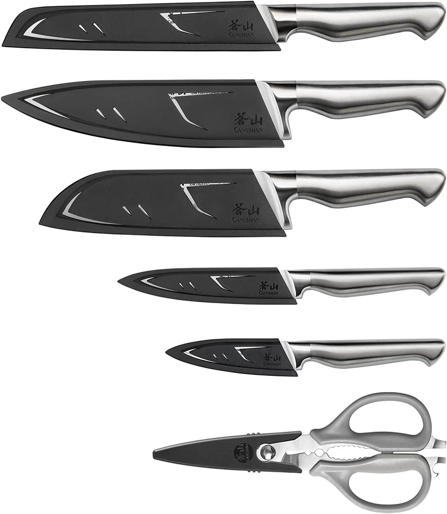 SANFORD Series 12-Piece Knife Block Set, Forged German Steel