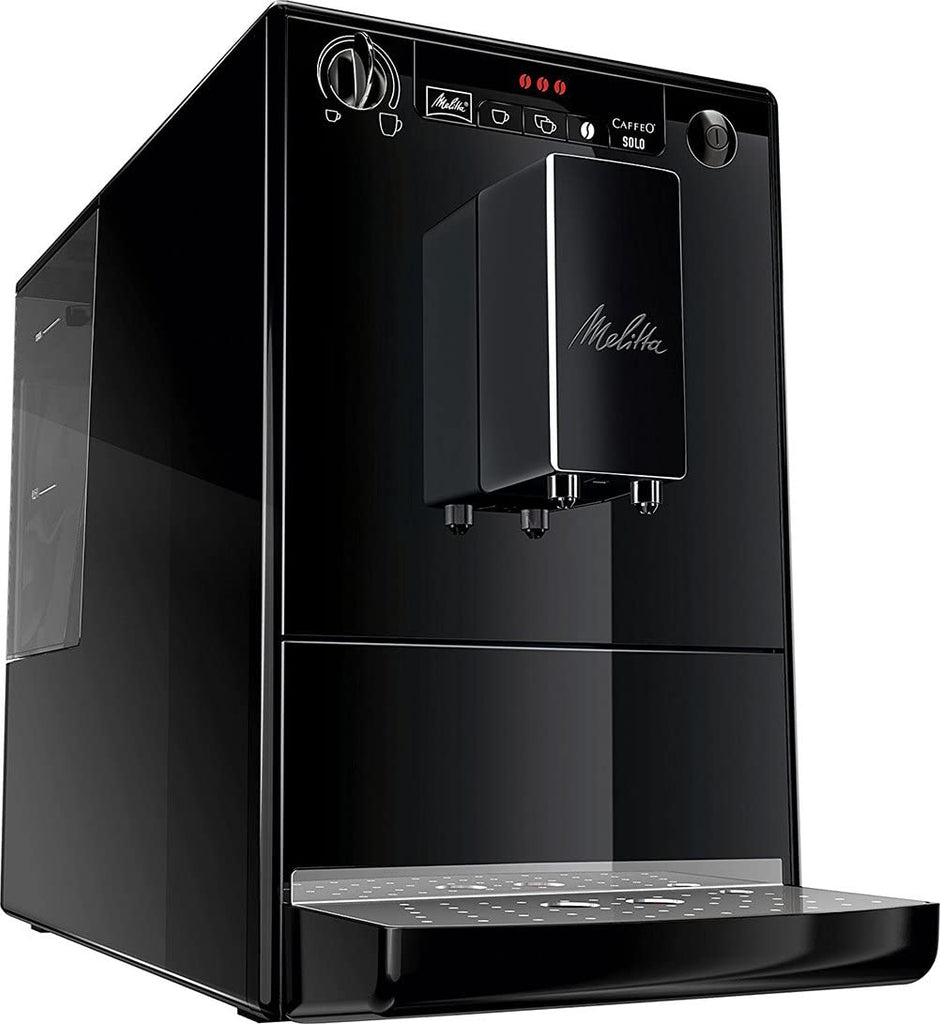 Melitta SOLO E950-222, Compact Bean to Cup Coffee Machine with Pre-Bre –