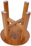 Bamboo Kids Stool, Anti-Slip ,Lightweight Chairs Seat, Kids Small Saddle Stool ,Doorway Shoe Changing Stool,