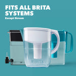 Brita Pitcher Replacement Water Filters 8 Count, Fits All Brita Pitchers -White