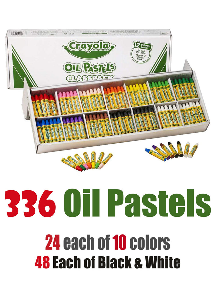 Crayola 336Pieces Oil Pastels Classpack Multicolor Set