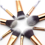 SEPROFE Make Up Brushes 10 Pieces with Cosmetics Bag.