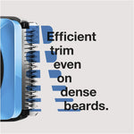 Braun 7-in-1 All-in-one trimmer MGK5045, Beard Trimmer & Hair Clipper, Detail Trimmer, Black/Blue - shopperskartuae