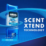 Gillette Antiperspirant Clear Gel (108g) - Cool Wave Deodorant , Pack of 5