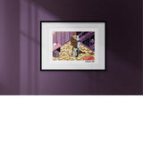 Sorayama x Bape & their be@rbrick 1000% story bearbrick art paint (297 x 420 mm) 50 pcs limited