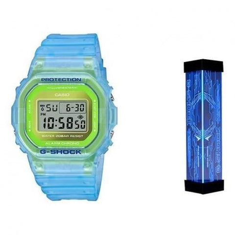 Casio G-Shock Fluorescent Colors Semi-Transparent Men's Watch DW-5600LS-2