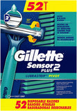 Gillette Sensor2 Plus Disposable Razors - 52 Count