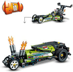 LEGO 42103 Technic Dragster Racing Car Toy to Hot Rod 2-in-1 Set
