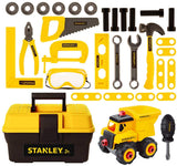 Stanley.Jr Take Apart Play Tool DIY Set 46pcs for 6+ ages