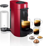 Nespresso Vertuo Plus Special Edition Coffee Capsule Machine by Magimix, Red- Clearance