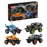 LEGO Technic Monster Jam Collection 66712 Model, Building Kit, 2-in-1 Pull Back Toy