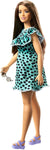Barbie Fashionistas Doll #149 with Long Brunette Hair & Polka-Dot Dress GHW63