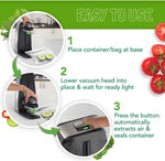 FoodSaver Vacuum Sealer: One-Touch Operation