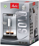 Melitta SOLO E950-222, Compact Bean to Cup Coffee Machine with Pre-Brew Function, 1400 W, 1.2 liters, Pure Black, Stainless Steel