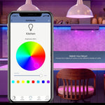 FEIT Colour Changing Smart Wi-Fi LED Bulb  E27/B22 800 Lumens- pack of 3