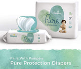 Pampers Aqua Pure Sensitive Water Baby Diaper Wipes,12x Pop-Top Packs, 672 Count