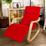 SoBuy Comfortable Relax Rocking Chair Lounge Chair Recliner with Footrest Design