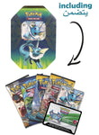 Pokemon trading card game Poke Ball & Vaporeon GX Tin 2-pack | Pokémon