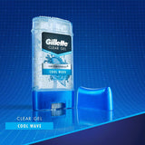 Gillette Antiperspirant Clear Gel (108g) - Cool Wave Deodorant , Pack of 5