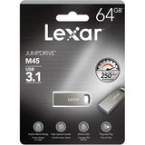 Lexar JumpDrive M45 64GB USB 3.1 Metal USB Flash Drive 250MB/s