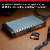 SanDisk 128GB Extreme PRO SDXC card + RescuePRO Deluxe, up to 200MB/s, UHS I, Class 10, U3, V30 SDSDXXD 128G GN4IN, Black