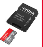 SanDisk 256GB Ultra microSDXC 150MB/s+SD Adapter, Black