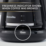 Breville Mostra VCF114 Easy Measure Filter 12 cup programmable Coffee Machine (Black)