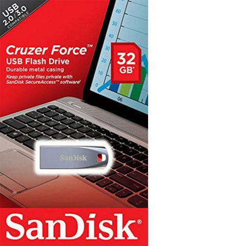Sandisk 32GB Cruzer Force USB 2.0 SDCZ71 032G