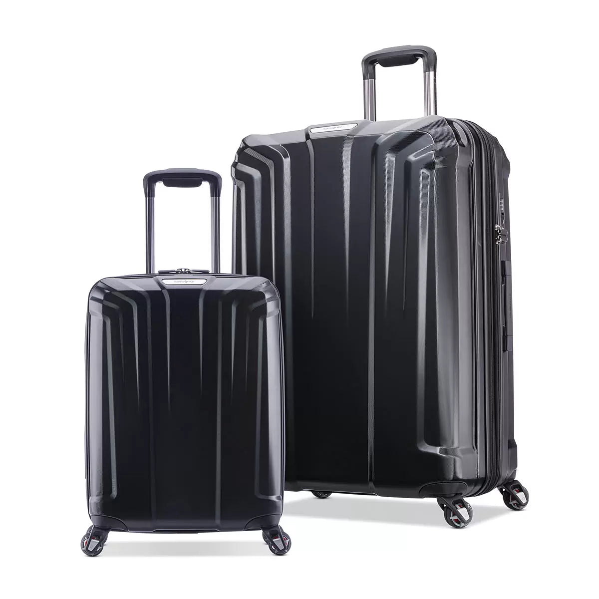 Samsonite Endure 2 Piece Hardside Suitcase/Luggage Set 4 Wheel Spinner ...