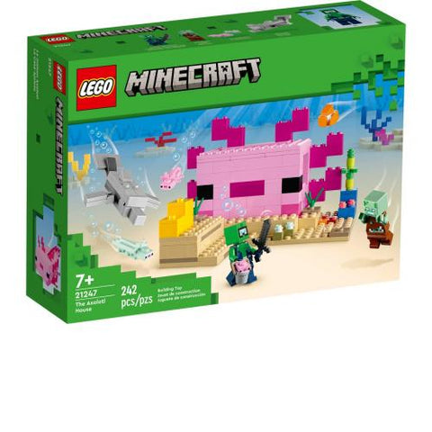 LEGO Minecraft Series 21247 The Axolotl House
