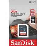 Sandisk Ultra 64GB SDXC UHS-I Class10 48MB/s SDSDUNB 064G
