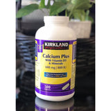 Kirkland Signature Calcium Plus With Vitamin D3 & Minerals 600 mg | 800 IU - 500 Tablets - Shoppers-kart.com