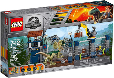 LEGO Jurassic World Fallen Kingdom Dilophosaurus Outpost Attack, 75931