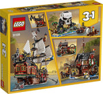 LEGO Creator Pirate Ship 31109 Toy for Boys and Girls 9+ years old, 3in1 building set with 3 minifigures (1264 pieces)