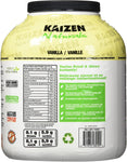 Kaizen Naturals Whey Protein Isolate, Vanilla, 2 kg