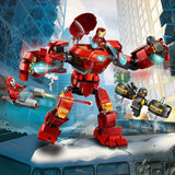 LEGO 76164 Marvel Avengers Iron Man Hulkbuster vs. A.I.M. Agent, Posable Mech Action Figure