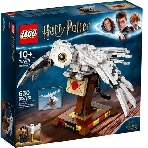 LEGO 75979 Harry Potter Hedwig the Owl Figure Collectible Display Model with Moving Wings