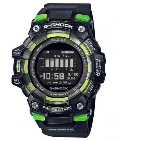 Casio G-Shock Digital Display Black Resin Band Men's Wrist Watch GBD-100SM-1