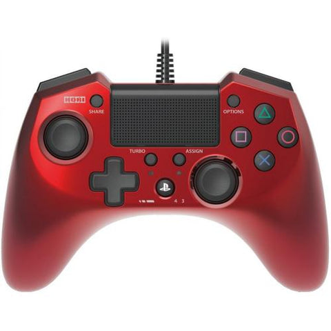 Hori Pad Fps Plus Turbo Controller Red For Sony Playstation 4 Ps4
