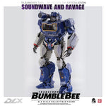Threezero Transformers Bumblebee - DLX SOUNDWAVE AND RAVAGE