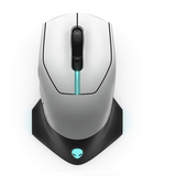 Alienware Wired/Wireless Gaming Mouse AW610M: 16000 DPI Optical Sensor - 350 Hour Rechargeable Battery Life - 7 Buttons - 3-Zone Alienfx RGB Lighting. - shopperskartuae