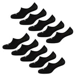 Bench Men’s No Show Liner Socks || 10-pairs || Black