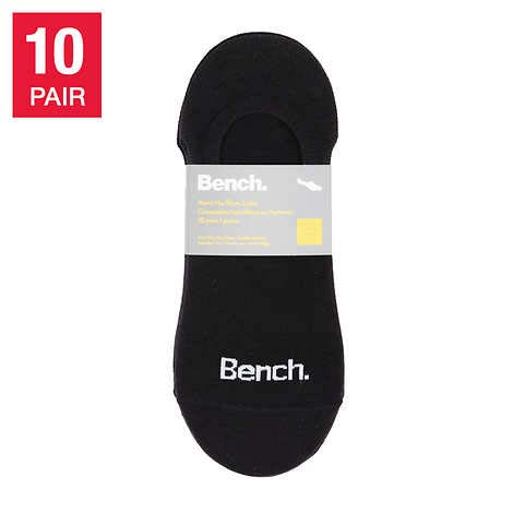 Bench Men’s No Show Liner Socks || 10-pairs || Black