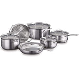 Cuisinart Multiclad Pro Professional Triple Ply Stainless Steel Cookware Set - 10 Piece set