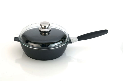 BergHOFF's Eurocast Professional Series Non-Stick Saute Pan With Lid  (11" - 28cm) - 4.6Qt/4.4L