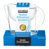 Kirkland Signature Filtered Water Pitcher With 2 Filters.