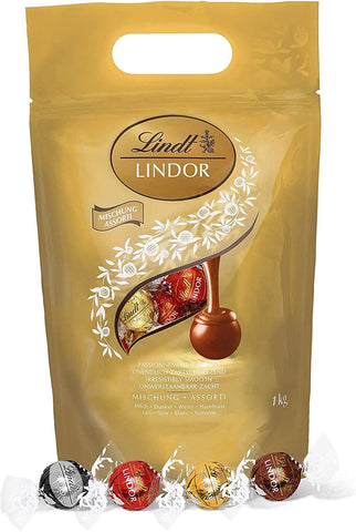 Lindt Lindor Milk Chocolate Truffles Bag(1Kg)