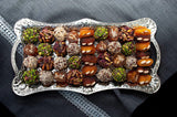 Malatya Pazari Rayiha Special Gift Box Set 550g in Green | dried apricots, pistachios, almonds, walnuts | Dried fruits | Gift set