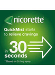 Nicorette QuickMist Nicotine Spray Stop Smoking aid - Fresh Mint - 1mg - 150 Sprays