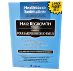 Hair Regrowth Formula Health Balance Minoxidil Topical Solution 2x60ml Men
